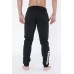 "TROOPER" - Black Long Training Pants with Embroidered Logo