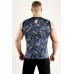 "ARMOUR" - Pacific Blue Camouflage Mesh Basketball Tank Top for Man