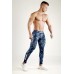 "SWAT" - Pacific Blue Camouflage Compression Lycra Tights for Man