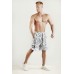 "FIGHTER" - Arctic White Camouflage Mesh Basketball Shorts