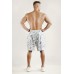 "FIGHTER" - Arctic White Camouflage Mesh Basketball Shorts