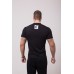 "TNR" - Minimal Black T-Shirt for Man with "FIRESIGN" Print