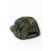 "SIEGE" - Army Camouflage Hip Hop Cap with Black Embroidered Logo