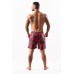 "NAVY FORCE" - Magma Red Camouflage Swimwear Shorts for Man