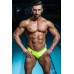 "NAVY SEAL" 2.0 - Yellow Fluo Swimwear Slip with Black Logos, Limited Edition